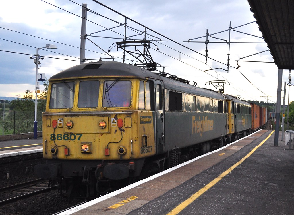 Freightliner 86607 and 86627. Carluke. 12th June 2012 Flickr