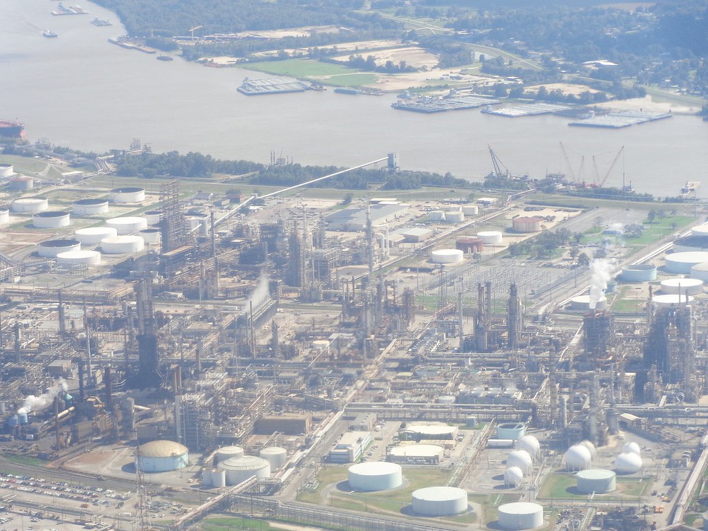Norco, Louisiana Mississippi River seen from the plane, ap… Flickr