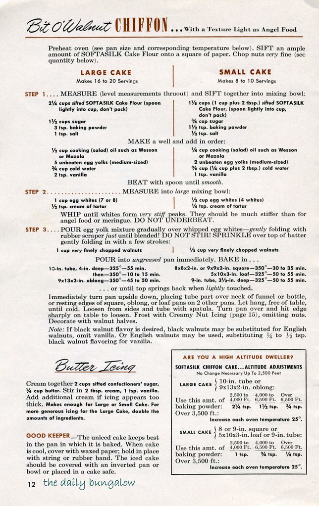 1948 Betty Crocker Chiffon Cakes a photo on Flickriver