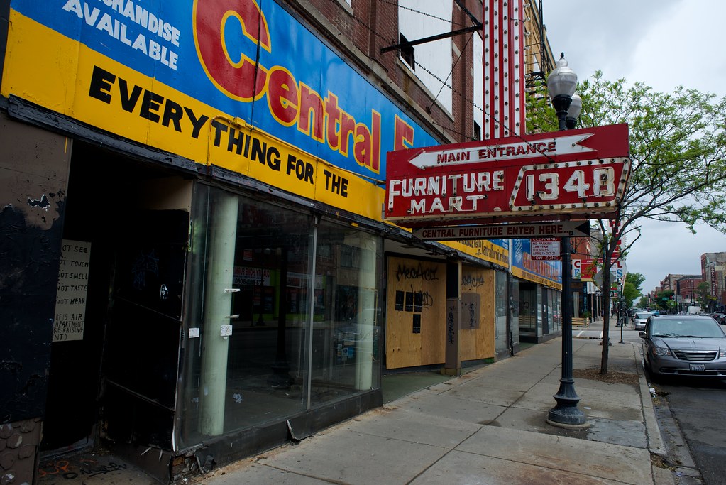 Furniture clearance, Milwaukee Ave a photo on Flickriver