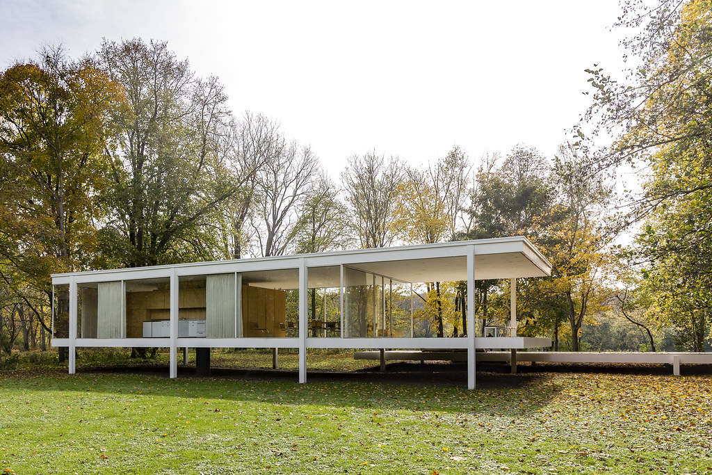 Edith Farnsworth House, Plano, IL. Ludwig Mies van der Roh… Flickr