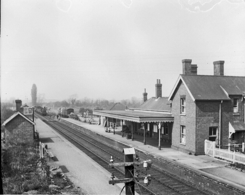 Burwell station This comes from the lens of F.V. Russell, … Flickr