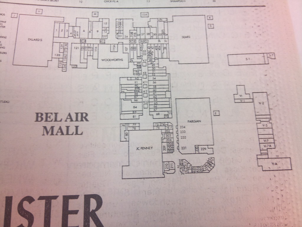 Bel Air Mall Circa 1992 Bel Air Mall was on its way to b… Flickr