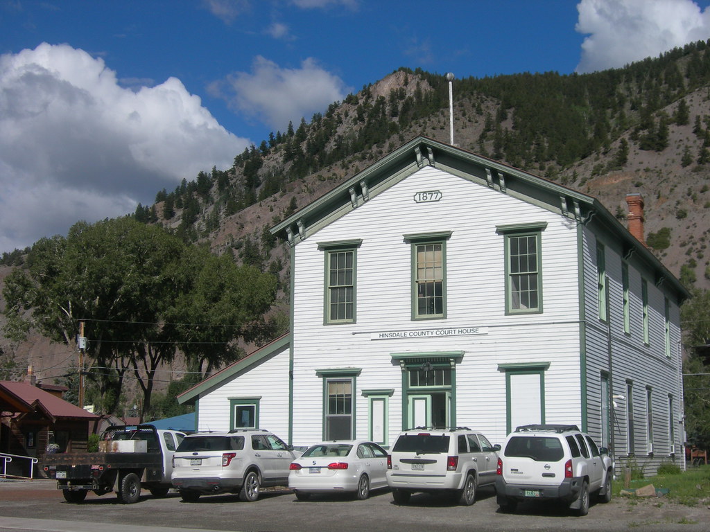 Hinsdale County Courthouse Lake City, Colorado The 2 story… Flickr