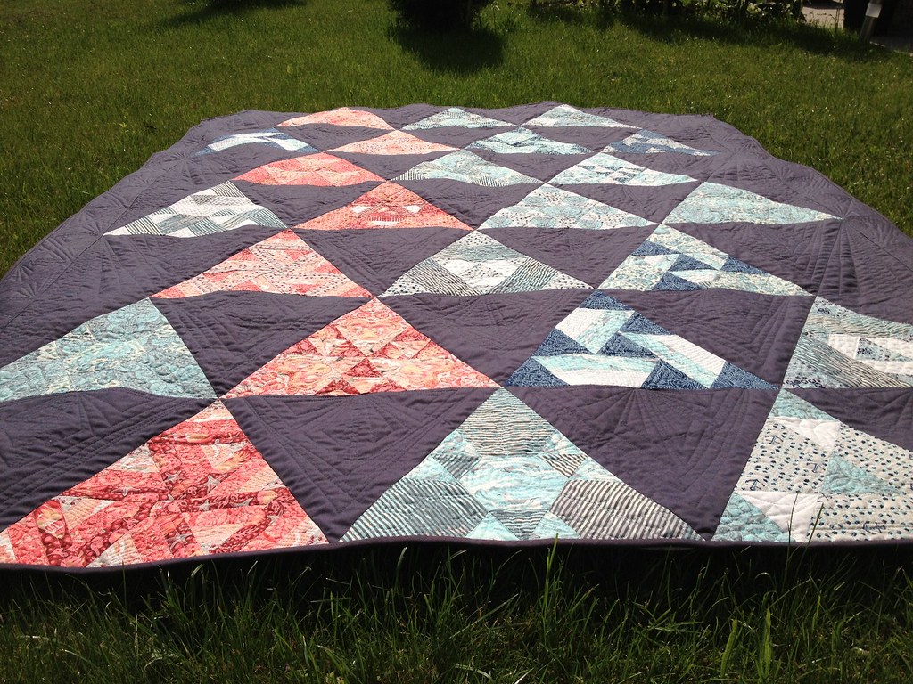 TOES IN THE SAND Pattern by Jaybird Quilts, Fabric Salt Wa… Flickr