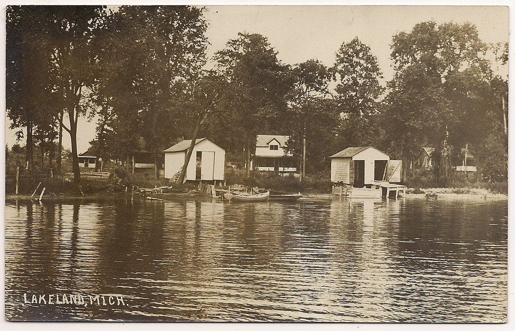 Lakeland, Michigan, rppc postmarked 1913 Wystan Flickr