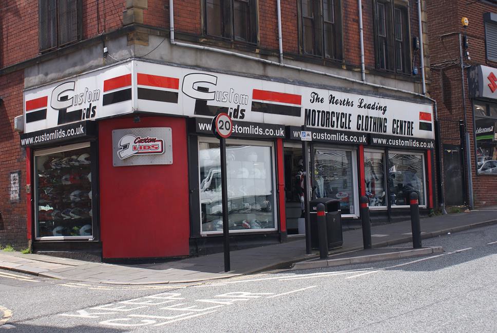 Custom Lids motorcycle clothing at Newcastle Upon Tyne Flickr