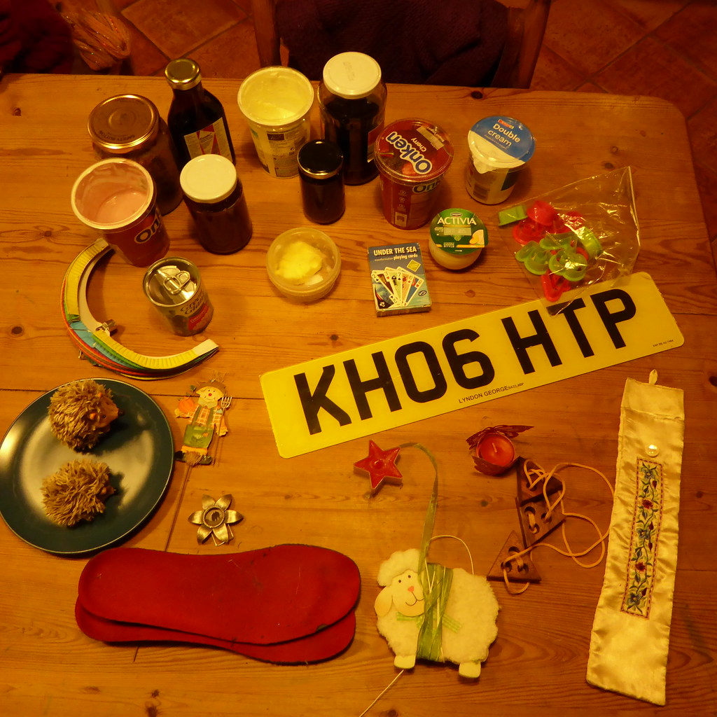 Day 27 A load of stuff from the fridge (bin night tonight)… Flickr