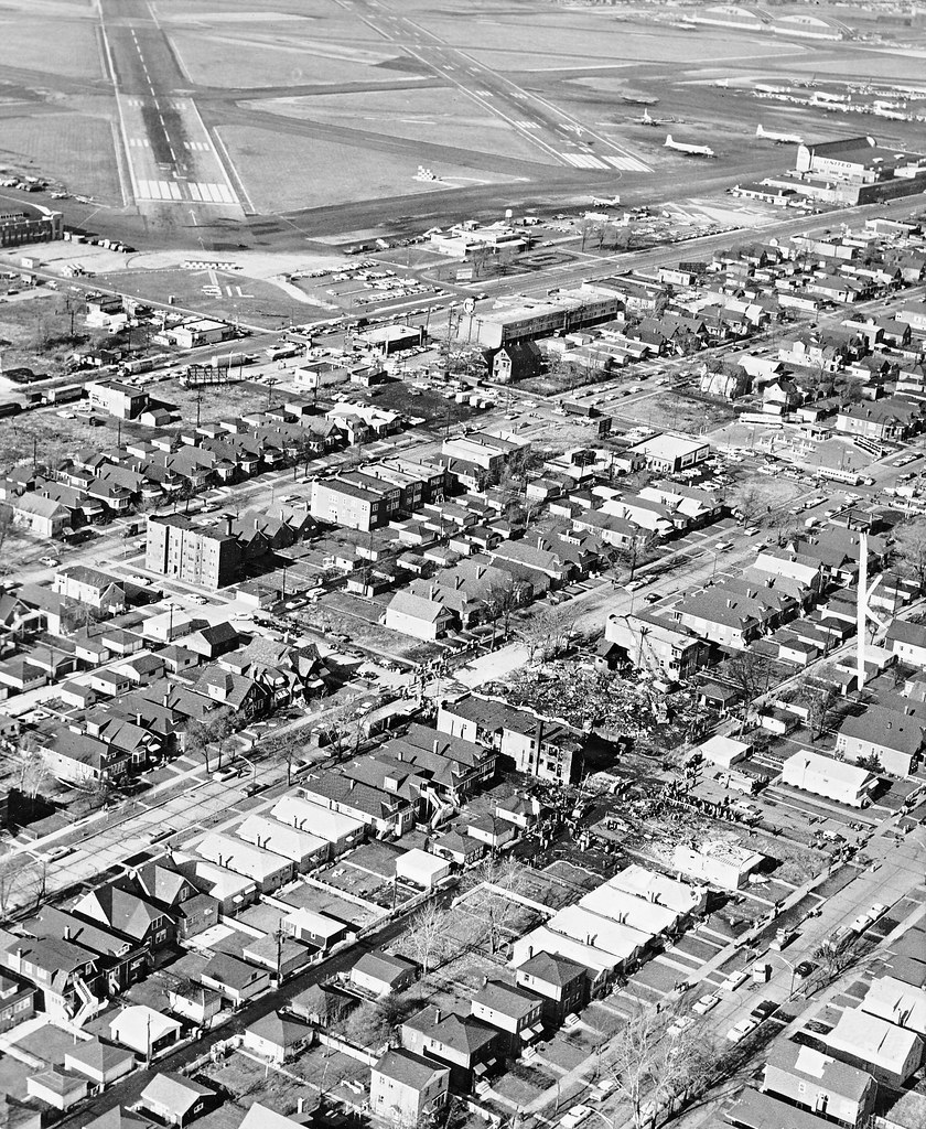 Chicago Midway Airport Crash path of TWA Flight 595 Flickr