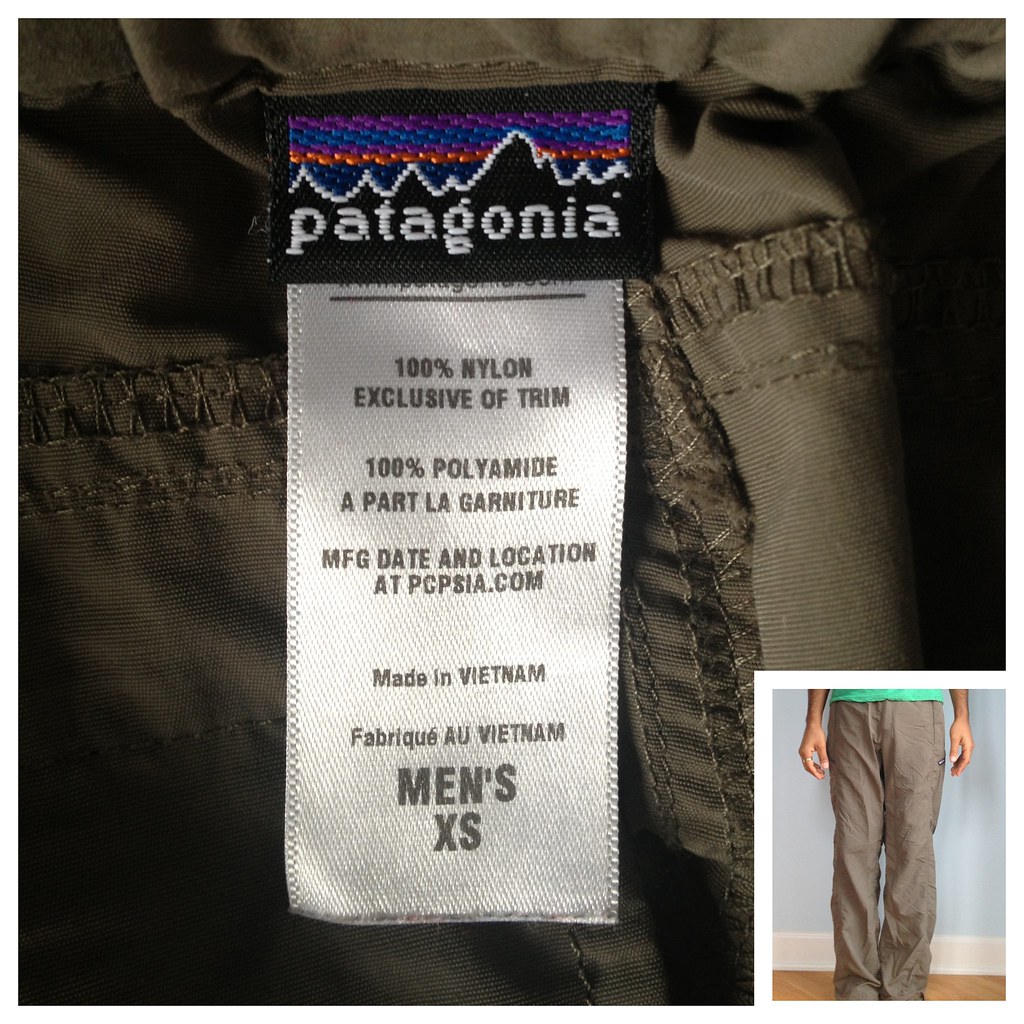 Patagonia Vietnam Factory Gold Garment