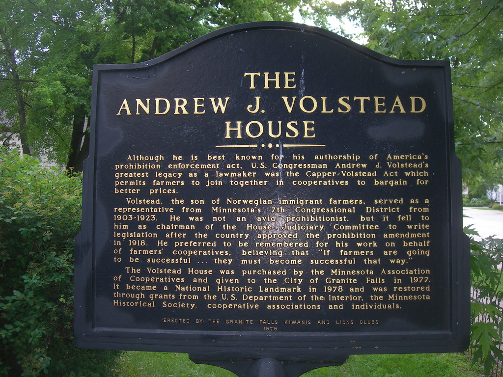 Andrew J Volstead House Marker Granite Falls, Minnesota Flickr