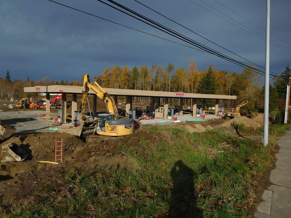 New Costco Construction site in Bellingham, WA. Gas island… Flickr