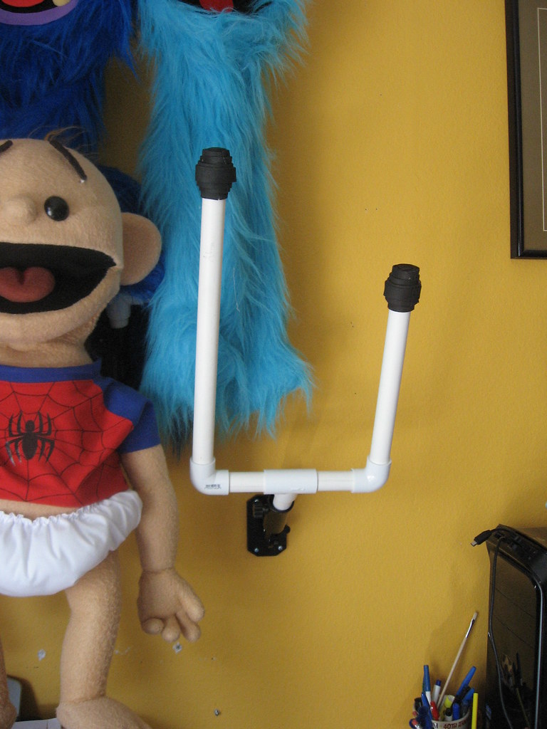 IMG_0317 Black flag mount, PVC pipe and joints, and black … Flickr