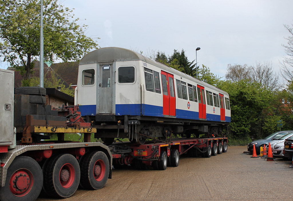A Stock at Northwood Car 6232 being removed for scrap bowroaduk