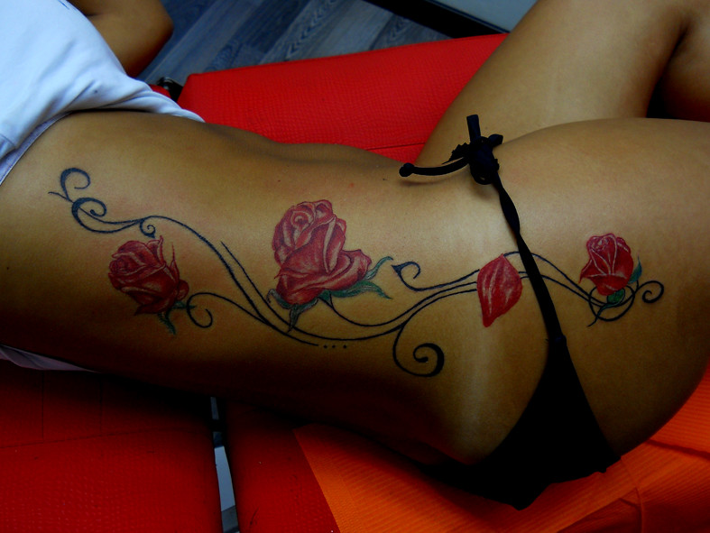 Tatuaggi Rose - Tatuaggi Fiori - Lavori Di Tattoo Fantasy … | Flickr 591_x_787_jpg