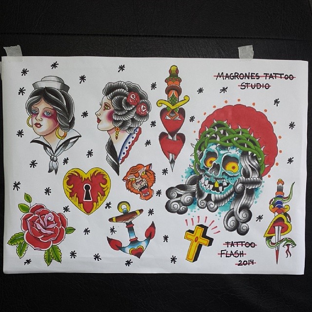 Tattoo #Flash Desenhos Prontos Para Tatuar #Real_Traditio… | Flickr