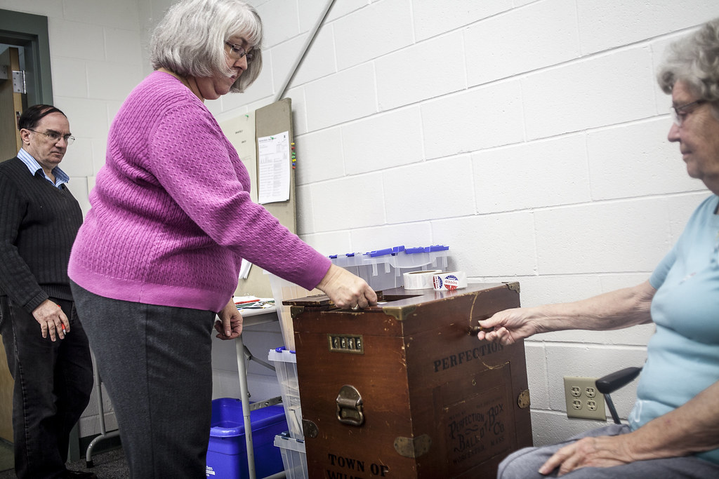 Whately, MA voting in the town office The Recorder Flickr
