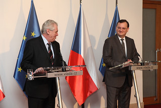 2013 03 20 Tiskovy Brifink Po Navsteve Prezidenta Milose Z Flickr