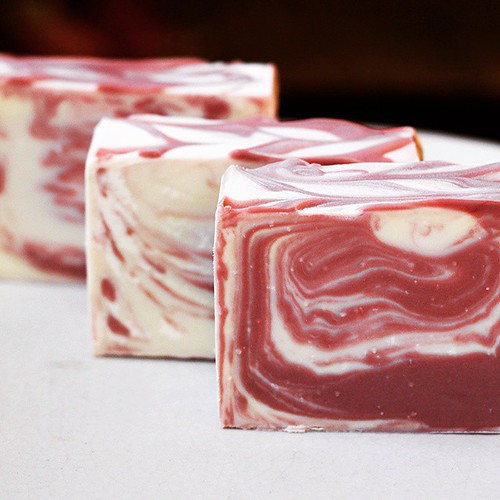 Candy Cane soap, freshly cut. Smells amazing. This has to … Flickr