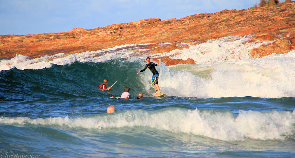 Late afternoon surfing at Horseshoe Bay Beach 1.. We are n… Flickr