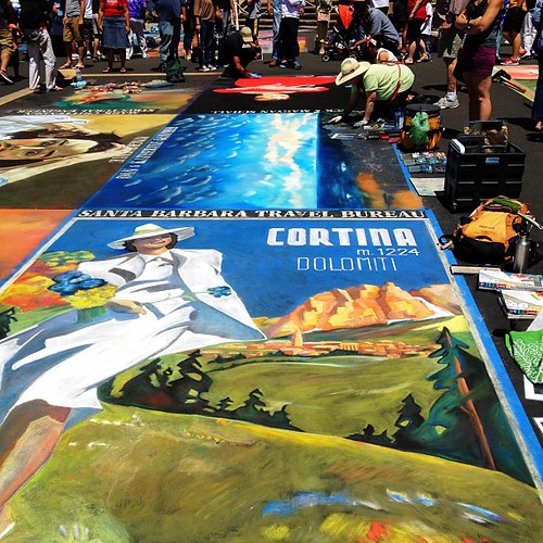 I Madonnari Chalk Art Festival in Santa Barbara Louise Palanker Flickr