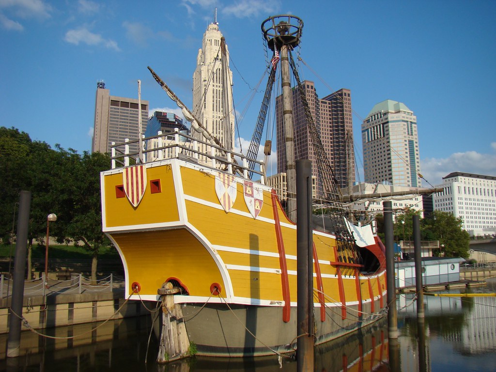 Christopher Columbus Replica of Christopher Columbus' sail… Flickr