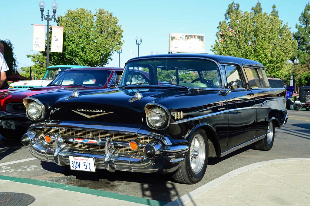 1957 Chevy Nomad Weekly classic car show El Cajon, CA Main… Flickr