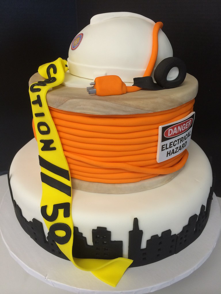 50th Birthday Construction Cake La Promenade Flickr