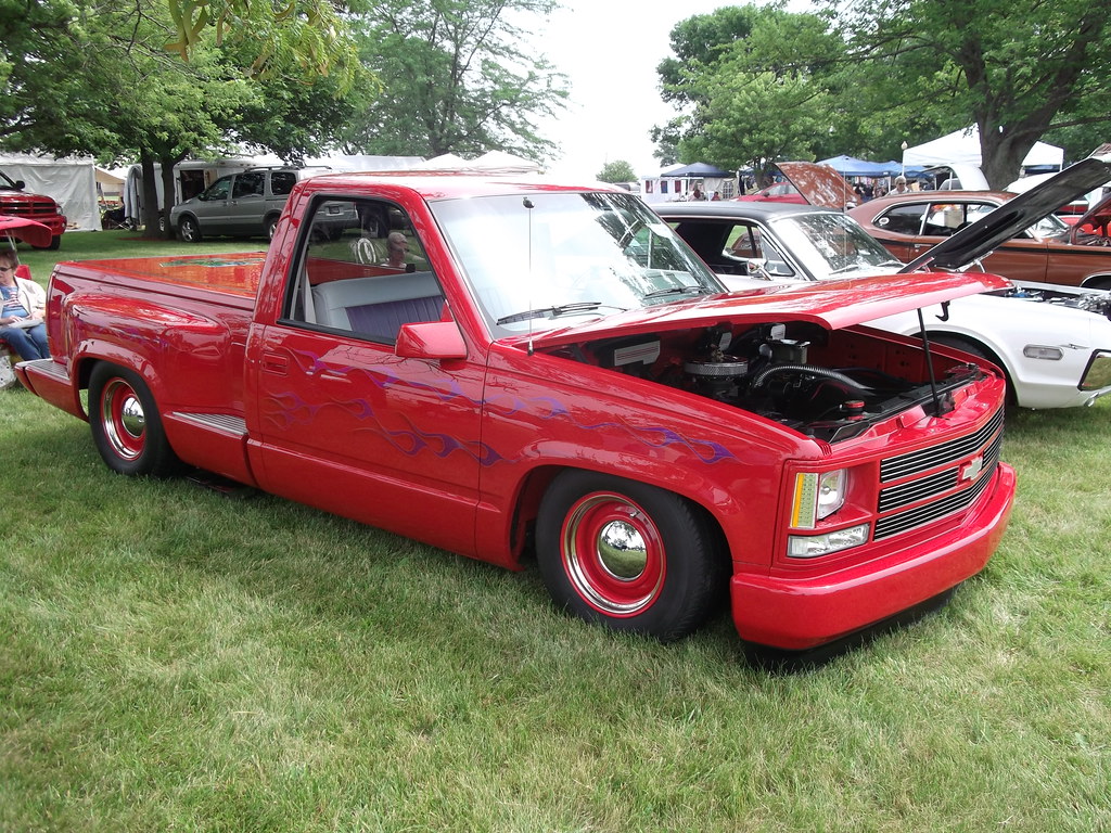 1993 Chevy stepside truck Seen at the 45th Annual Wolcott … Flickr