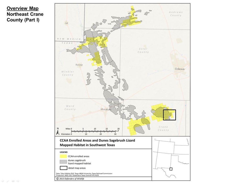 17Overview Map Northeast Crane County Part I defendersofwildlife