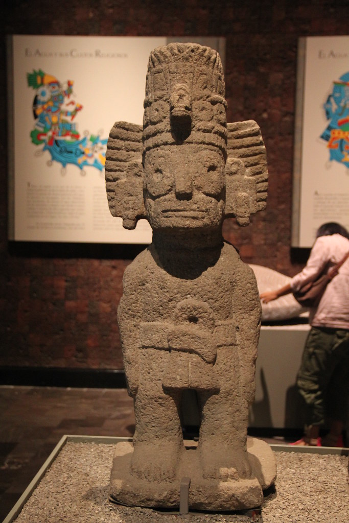 Aztec Stone Statue Aztec (Mexica) Gallery, INAH, National … Flickr