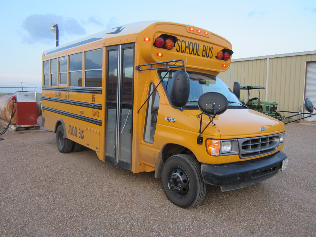 Sudan ISD Blue Bird Micro Bird One of Sudan ISD's school b… Flickr