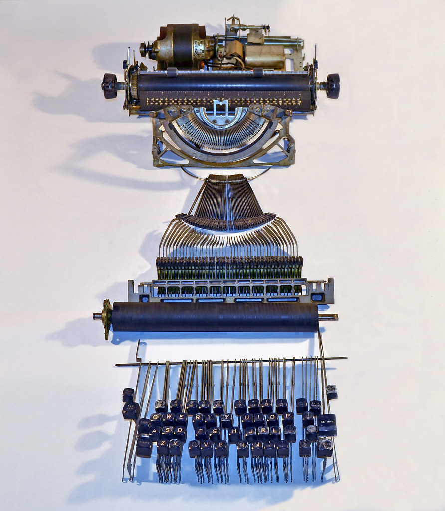 Typewriter Components, IBM Model A Lee Sutton Flickr
