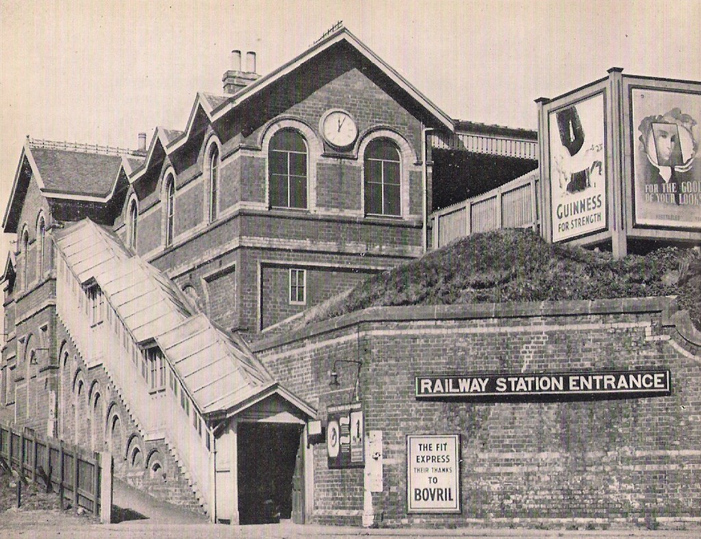 Haddington station in 1946 three years before the line clo… Flickr