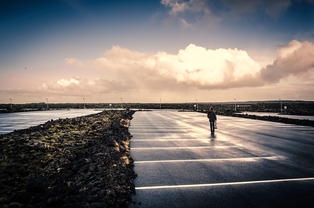 Walking Away Blue Lagoon Car Park, Iceland Matthew Margot Flickr