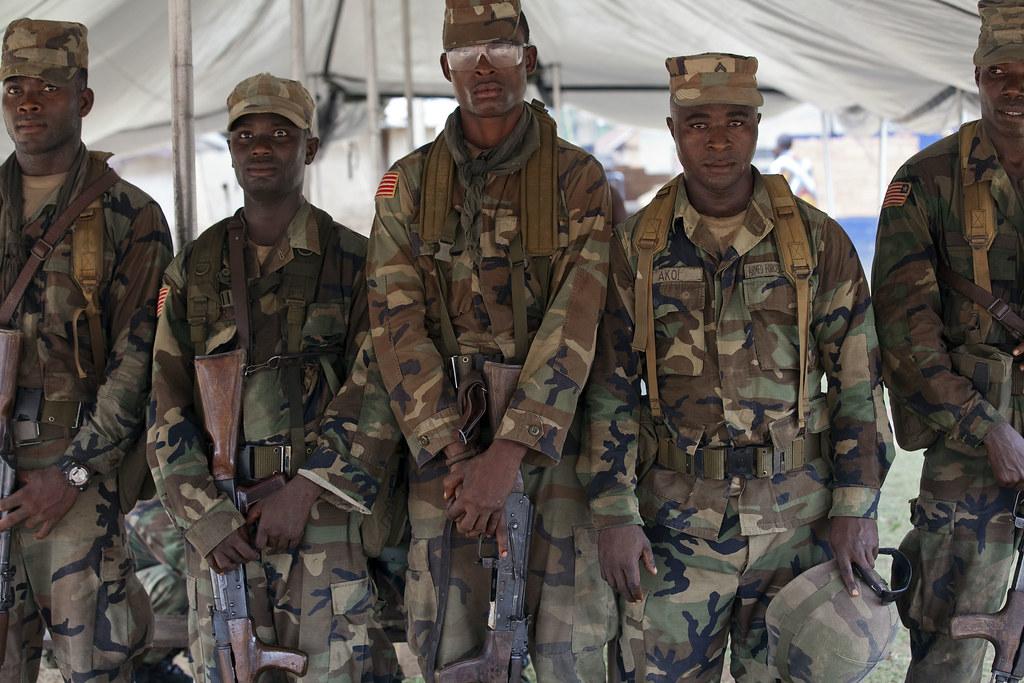 Armed Forces Liberia in Training Soldiers from the AFL, or… Flickr