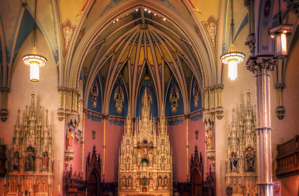 Saint Marie Church Manchester, New Hampshire. Joe Greene Flickr