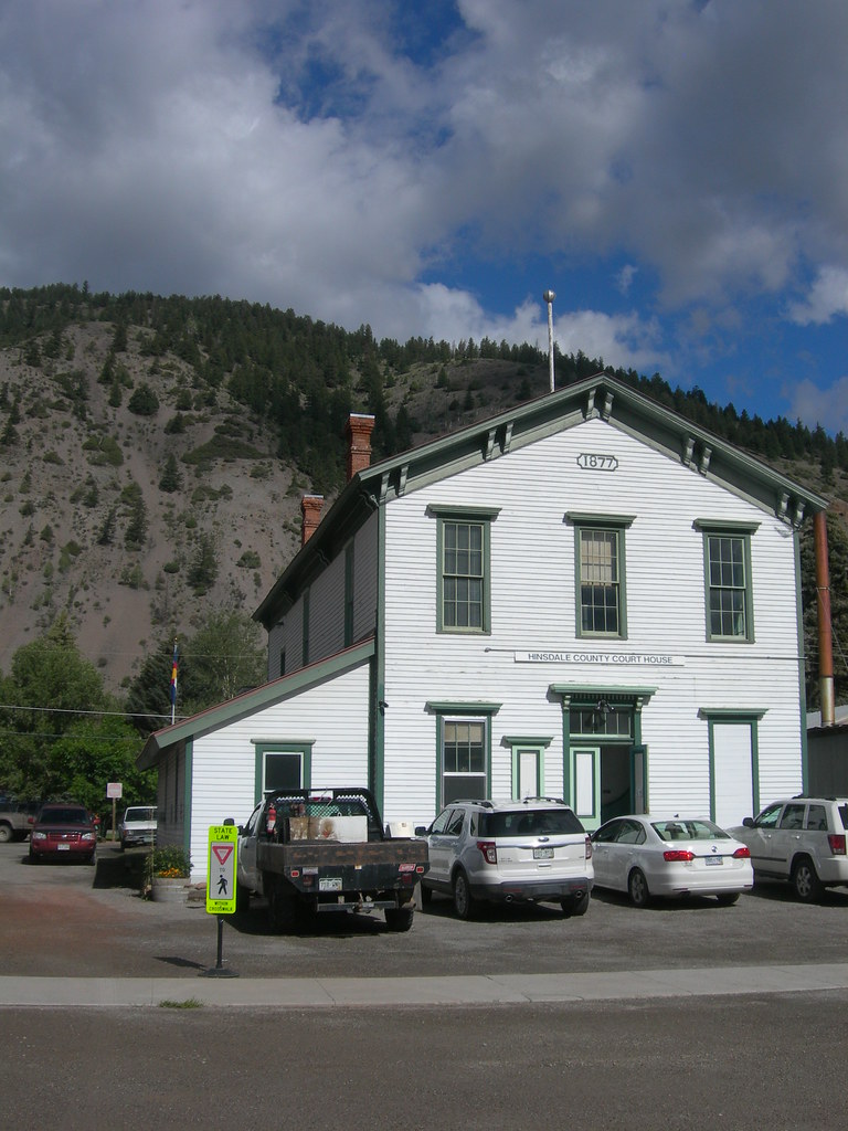 Hinsdale County Courthouse Lake City, Colorado The 2 story… Flickr