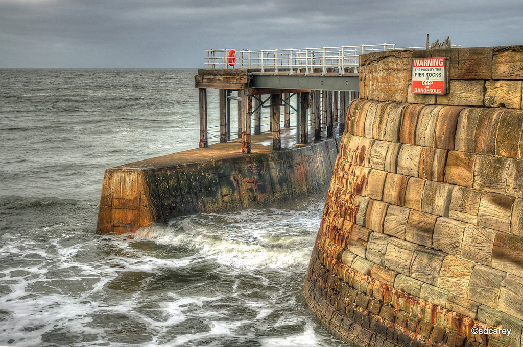 Breakwater "Whitby Breakwater" Simon Carey Flickr