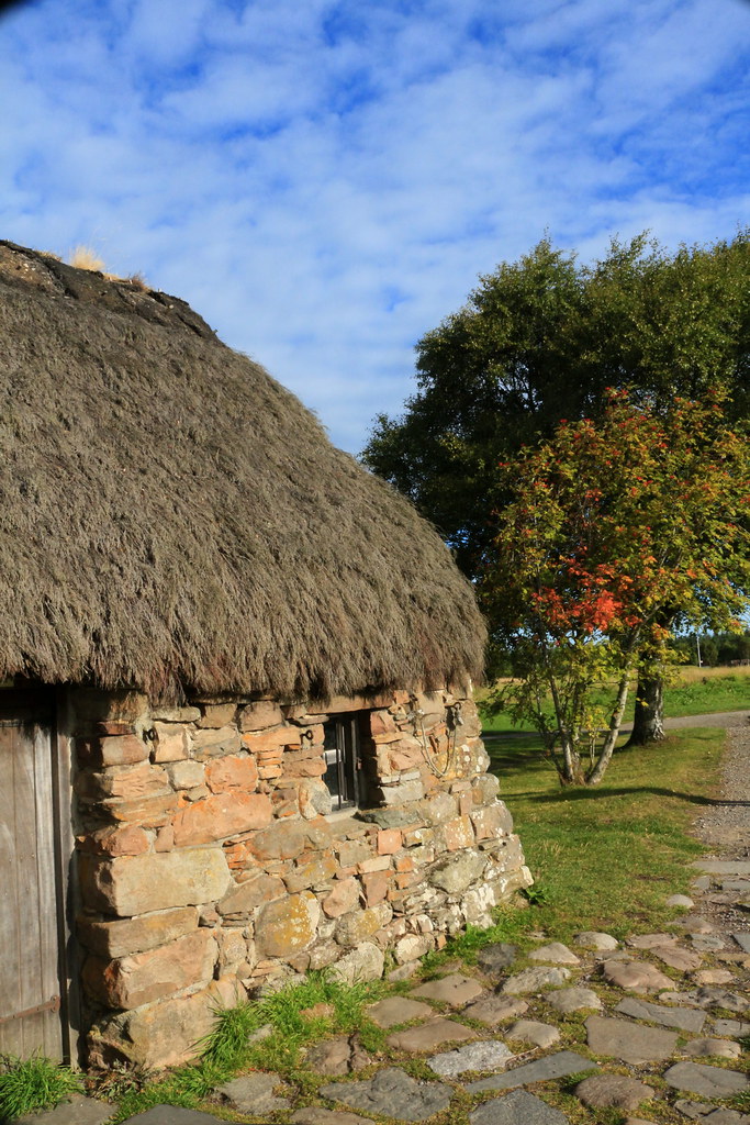 Culloden battlefield Leanach farm house (1760) as it is … Flickr