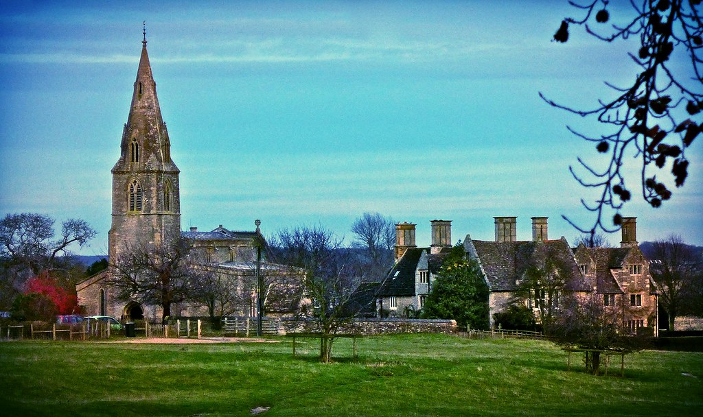 The Village Church and the Manor House Location Pilton Vi… Flickr