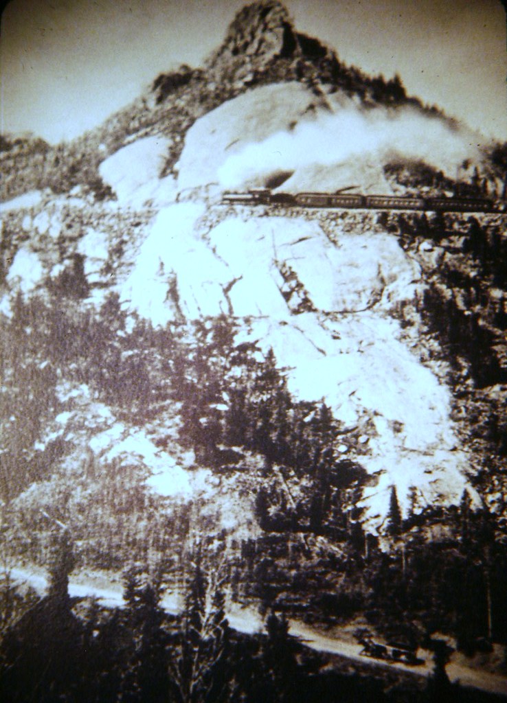Old Photo of Wagon on Old Stage Road, Train on Gold Camp R… Flickr