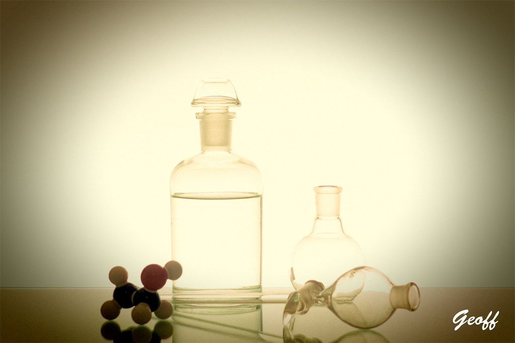 Ethanol and Laboratory glassware Just a shot with some gla… Flickr