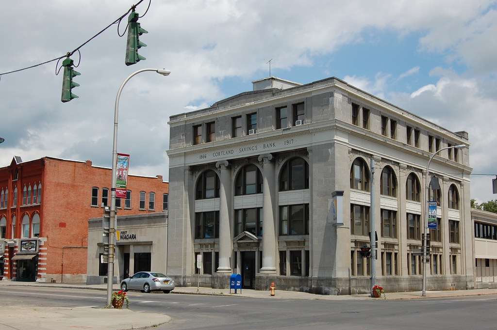 Old Cortland Savings Bank Cortland, NY Another view of t… Flickr