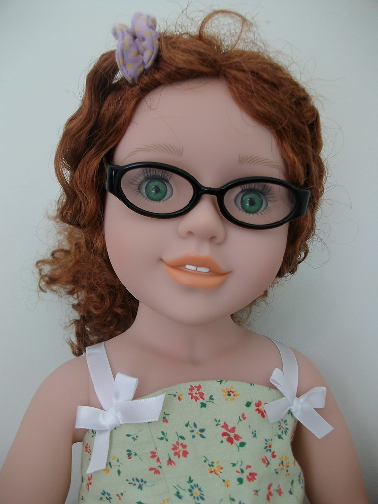 Aus Girl Matilda tries out the glasses. AnnMostly Flickr