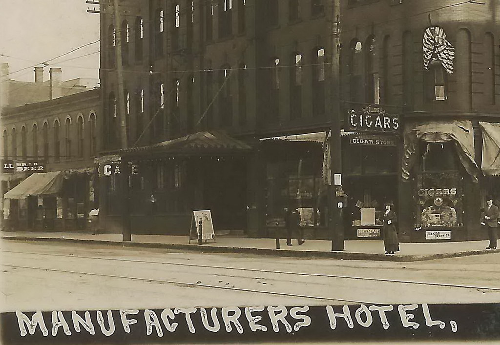 US IL Moline IL 1914 RPPC Downtown Stores Businesses Manuf… Flickr