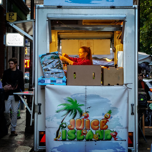 Juice Island Another stall on Earlham Street. Garry Knight Flickr