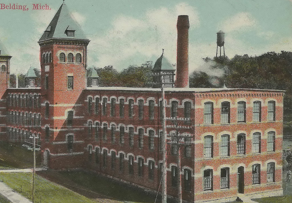 SW Belding MI 1913 founded 1890 BELDING SILK TEXTILE MILL … Flickr