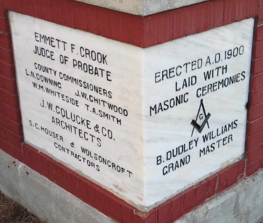 Calhoun County Courthouse Cornerstone (Anniston, Alabama) Flickr