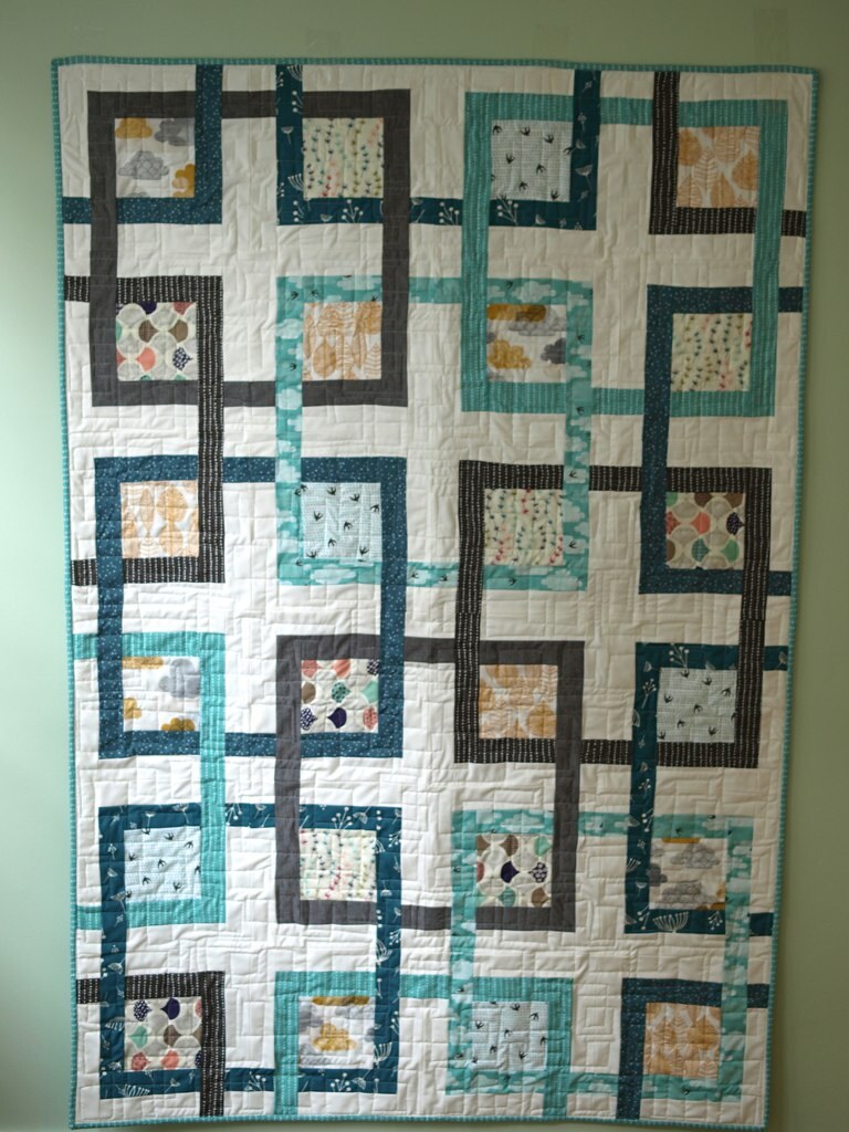 Grand Junction quilt pattern featuring a fun mix of Birch,… Flickr